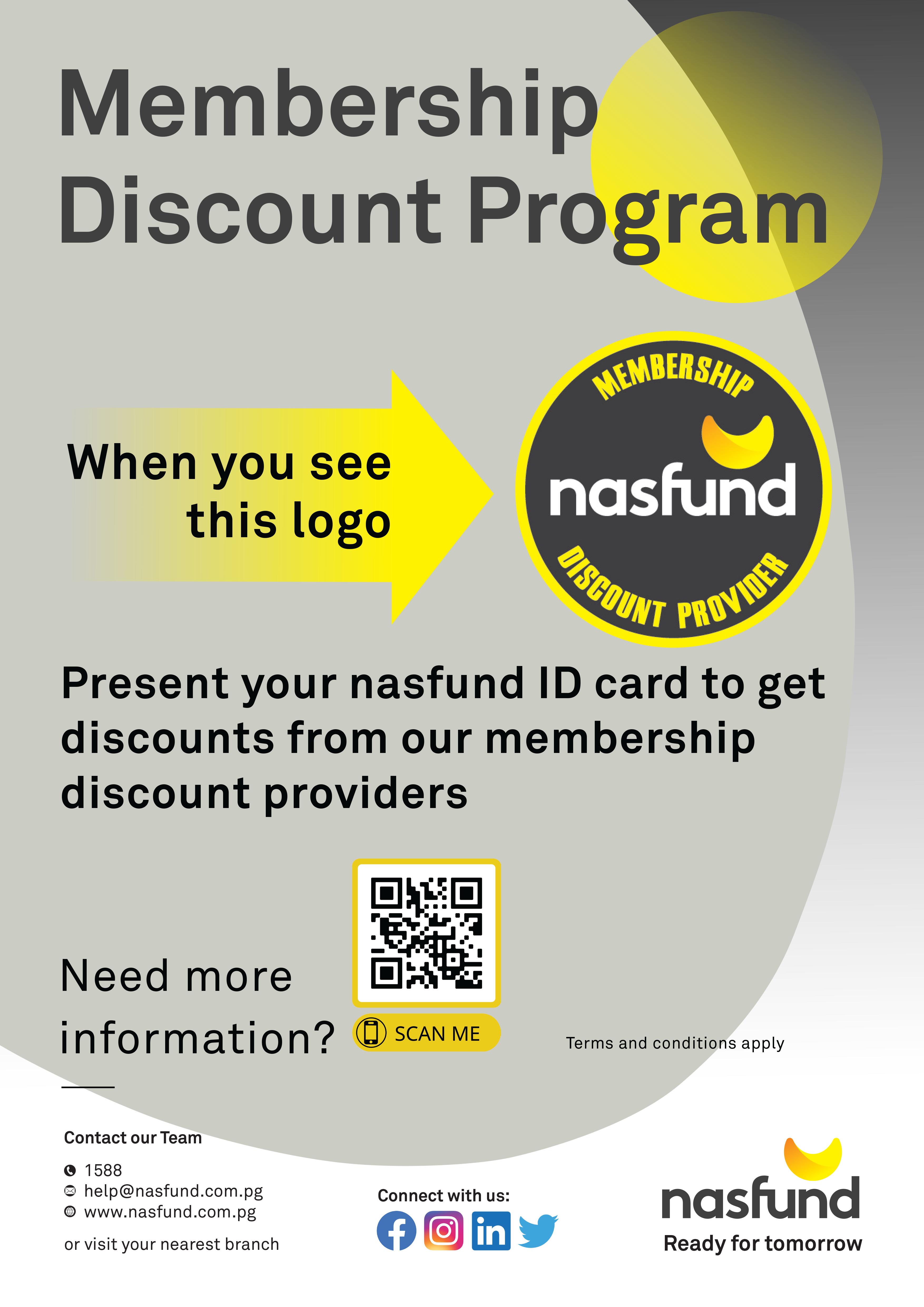 Membership Discount Program_poster